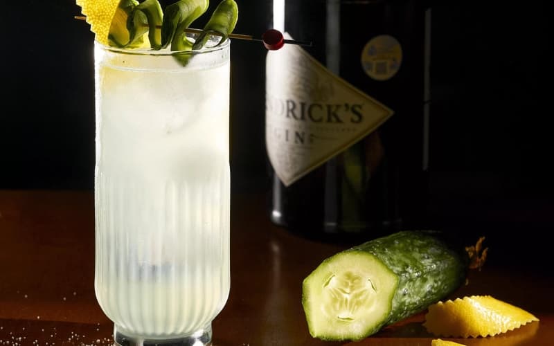 Gin Cucumber Colins - Top 5 cocteles con ginebra en Salamanca