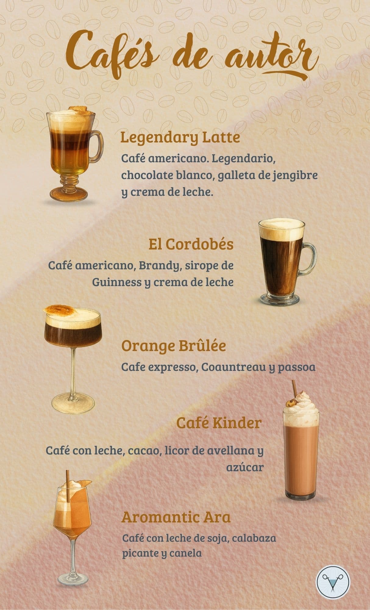 Carta de Cafés de autor - The Doctor Cocktail Salamanca