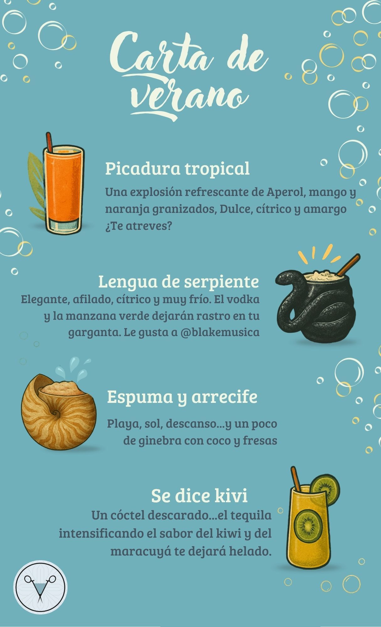 Pop Up Carta Verano The Doctor Cocktail Salamanca